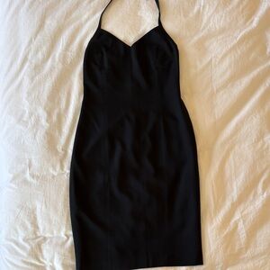 Calvin Klein Black Backless Dress